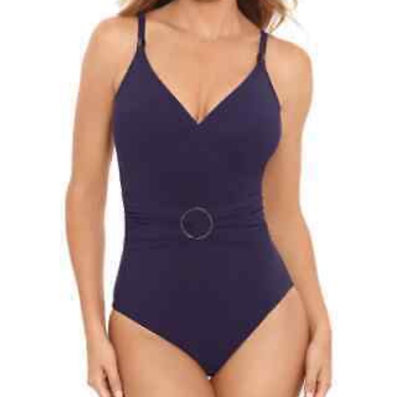 Miraclesuit Other - NWT- AMORESSA-MIRACLESUIT 'Oil Slick Getty' 1-Piece Swimsuit, Amaya Purple - 8